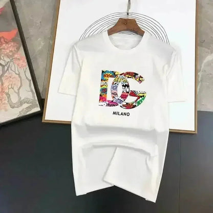 T-shirt d'Été en Coton Respirant – Impression Mode & Design Stylé FelizShop