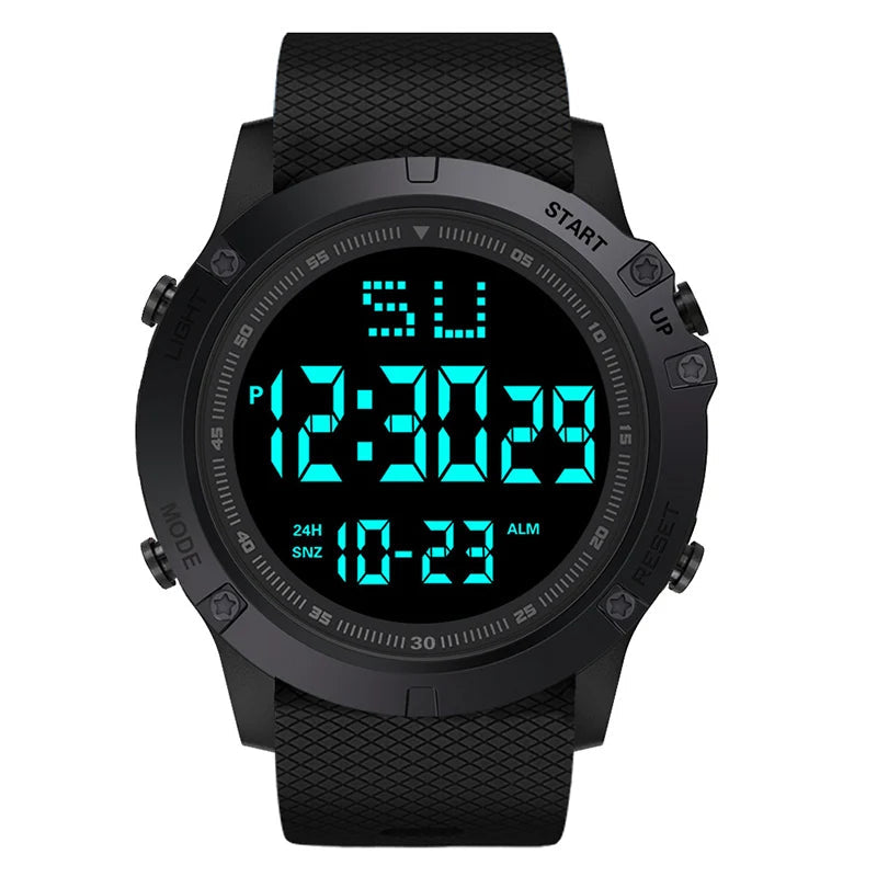 Montre sport homme multifonction — Montre militaire sportive, étanche, lumineuse LED digitale — Grande cadran, montre électronique pour enfants et étudiants
🚚 Livraison rapide en 8 à 12 jours ouvrés depuis la Fran FelizShop