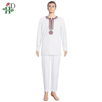 Dashiki Ensemble 3 Pièces pour Homme - Boubou, Pantalon & Veste Traditionnelle Africaine | Livraison Gratuite & Rapide - FelizShop