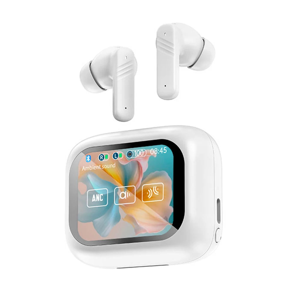 Écouteurs Sans Fil Bluetooth 5.4 – Écran Tactile & Réduction de Bruit Active (ANC) | Son HiFi & Micro ENC🚚 Livraison rapide en 8 à 12 jours ouvrés depuis la France FelizShop