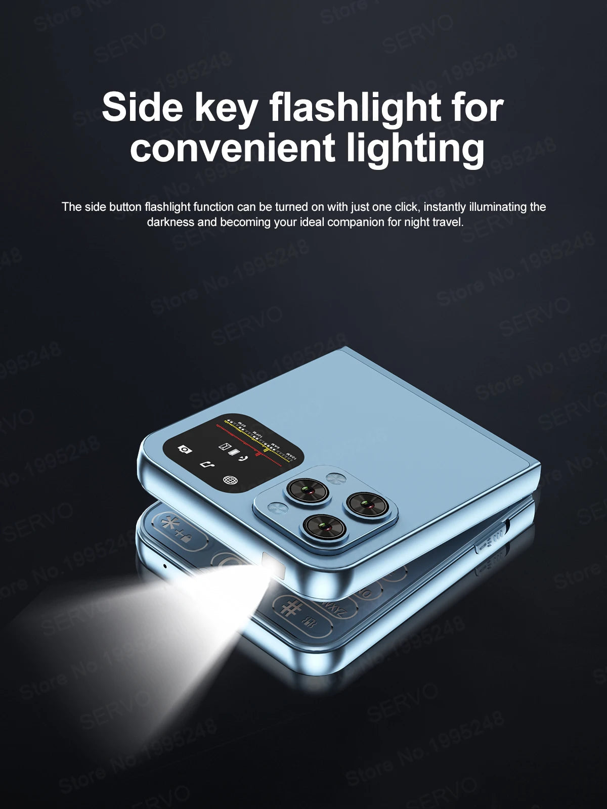 SERVO A70 PRO – Téléphone à Clapet 3G Double SIM avec Radio, Flash & Plus !
🚚Livraison gratuite rapide et sécurisé FR - FelizShop