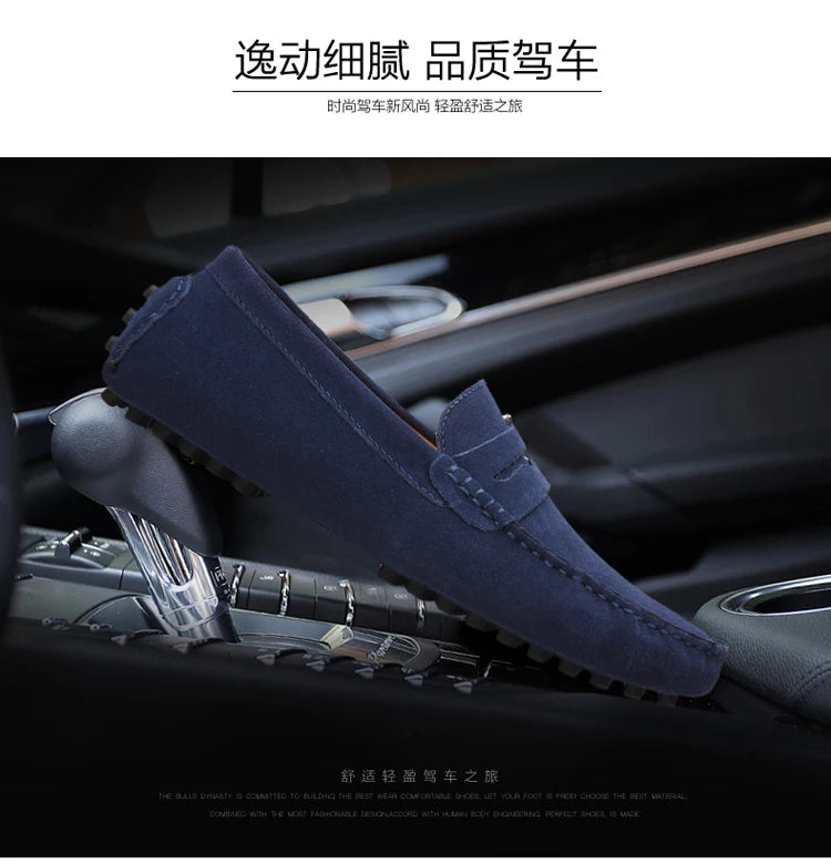 Chaussures homme 38–50 – Chaussures décontractées en cuir véritable – Mocassins tendance pour homme – Slip-on, chaussures plates pour conduite🚚 Livraison rapide en 8 à 12 jours ouvrés depuis la France FelizShop