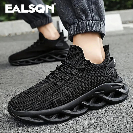 Chaussures de sport homme pour course et jogging — Sneakers décontractées noires ou marron — Mesh respirant, légères, absorption des chocs — Chaussures tennis et outdoor femme🚚 Livraison rapide en 8 à 12 jours o FelizShop