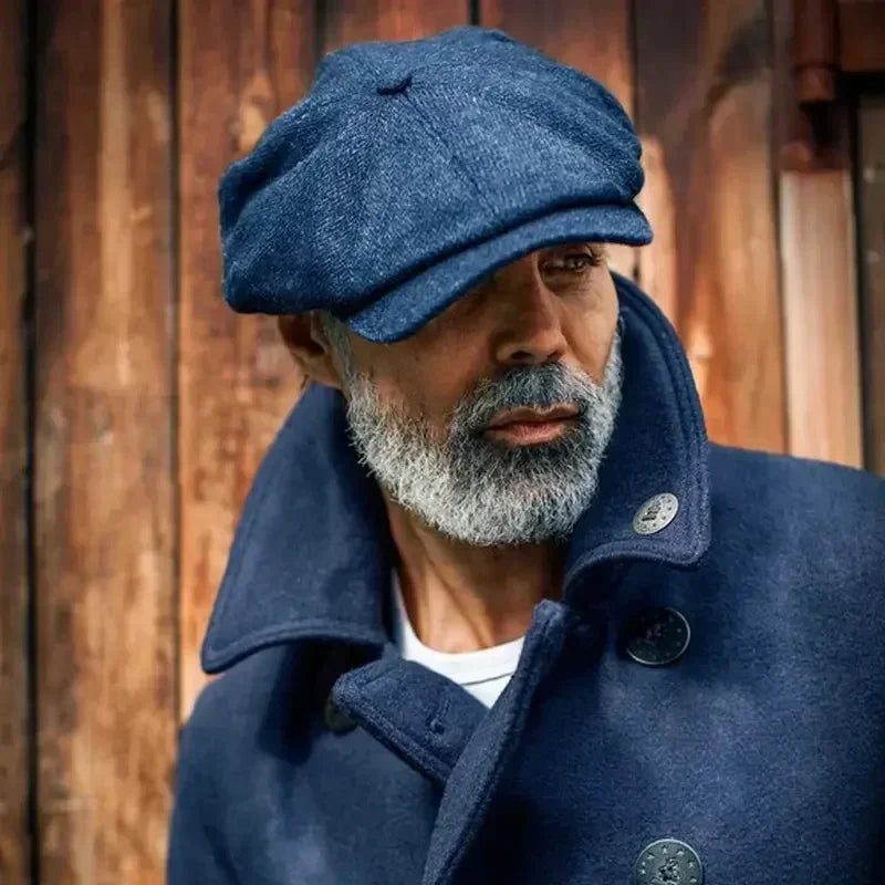 Casquette vintage homme – Chapeau plat style Peaky Blinders, idéal pour le golf, la conduite ou la protection solaire. Pour homme et femme, saisons printemps, été, automne.🚚Livraison gratuite rapide et sécurisé FR FelizShop