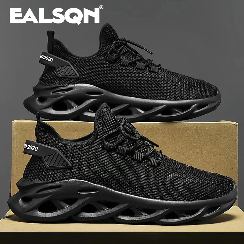 Chaussures de sport homme pour course et jogging — Sneakers décontractées noires ou marron — Mesh respirant, légères, absorption des chocs — Chaussures tennis et outdoor femme🚚 Livraison rapide en 8 à 12 jours o FelizShop