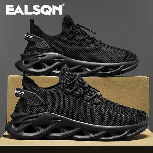 Chaussures de sport homme pour course et jogging — Sneakers décontractées noires ou marron — Mesh respirant, légères, absorption des chocs — Chaussures tennis et outdoor femme🚚 Livraison rapide en 8 à 12 jours o FelizShop