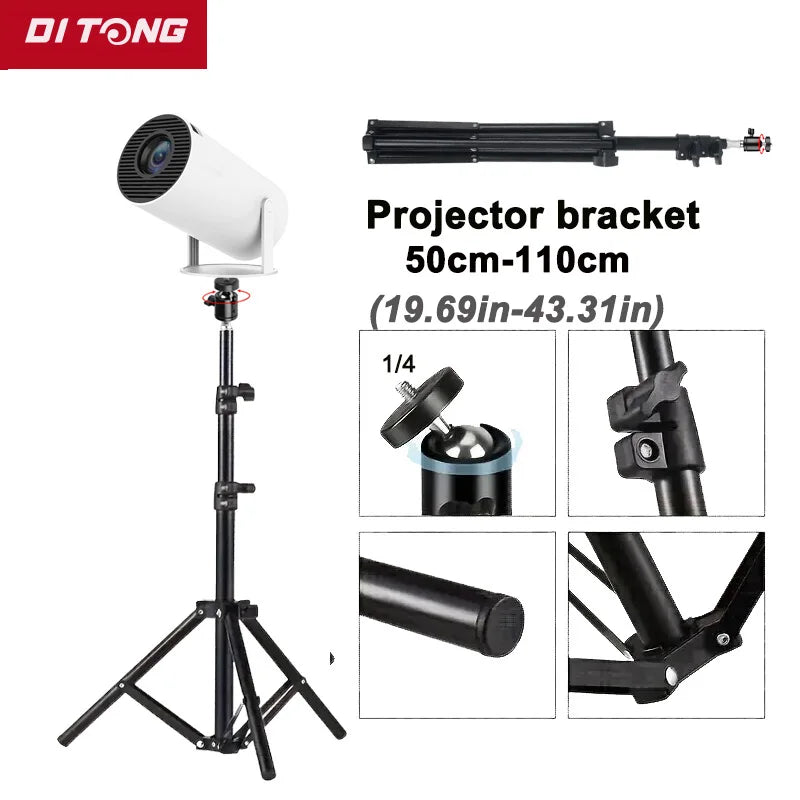 Trépied Universel DITONG 110 cm – Support Portable pour Projecteurs Magcubic HY300 / HY320 | Réglable & Stable🚚 Livraison rapide en 8 à 12 jours ouvrés depuis la France FelizShop