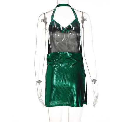 Robe courte élégante et sexy pour femme — Col noué, dos nu, décolleté orné de sequins — Robe de soirée, fête, danse
🚚 Livraison rapide en 8 à 12 jours ouvrés depuis la France FelizShop