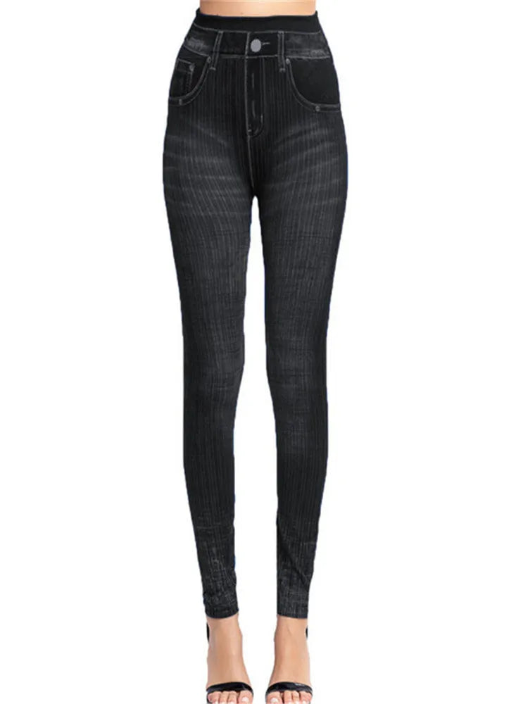 YRRETY – Leggings de sport femme effet jean, sans couture, extensibles et imprimés. Taille haute, parfaits pour l’été, le running, la salle de sport ou un look décontracté push-up.🚚Livraison gratuite rapide et sé FelizShop