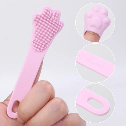 Soft Silicone Facial Cleansing Brush 2 in 1 Silicone Face Mask Brush & Face Scrubber For Exfoliating Massaging Remove Blackhead 🚚 Livraison rapide en 8 à 12 jours ouvrés depuis la France FelizShop