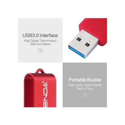 Clé USB 3.0 Métallique WANSENDA – 8Go à 256Go | Clé Pivotante Haute Vitesse & Durable 
🚚Livraison rapide gratuite et sécurisée FR FelizShop