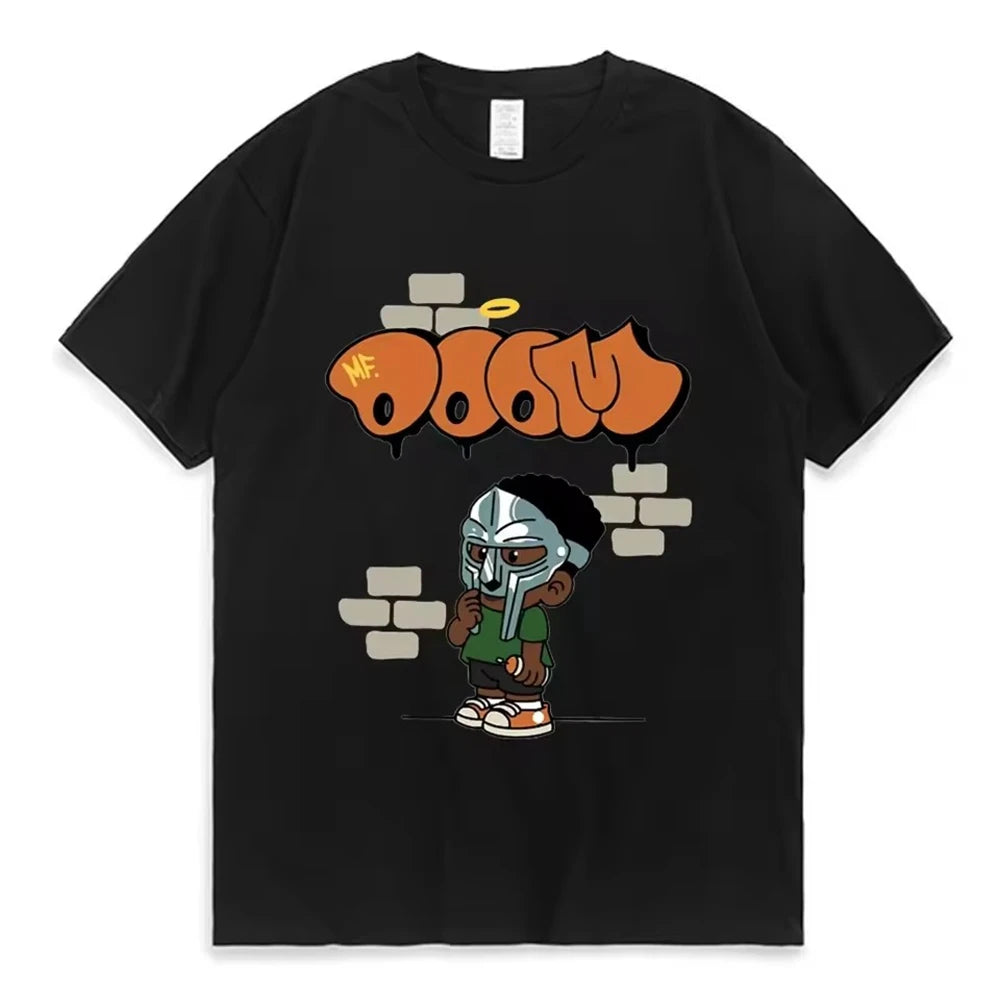 T-shirt Graphique MF DOOM x Madlib – Impression Double Face – Unisexe, Style Streetwear🚚 Livraison rapide en 8 à 12 jours ouvrés depuis la France FelizShop
