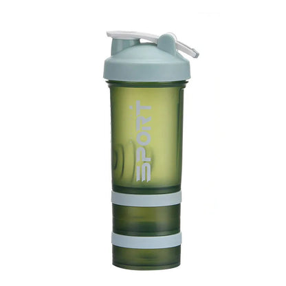 Gourde de sport 500 ml à 3 compartiments — Shaker à protéines, bouteille portable pour extérieur et voyage, anti-fuite, plastique sans BPA
🚚 Livraison rapide en 8 à 12 jours ouvrés depuis la France FelizShop
