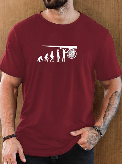 T-shirt Homme 100 % Coton – Graphique & Respirant – Style Streetwear Décontracté🚚 Livraison rapide en 8 à 12 jours ouvrés depuis la France FelizShop