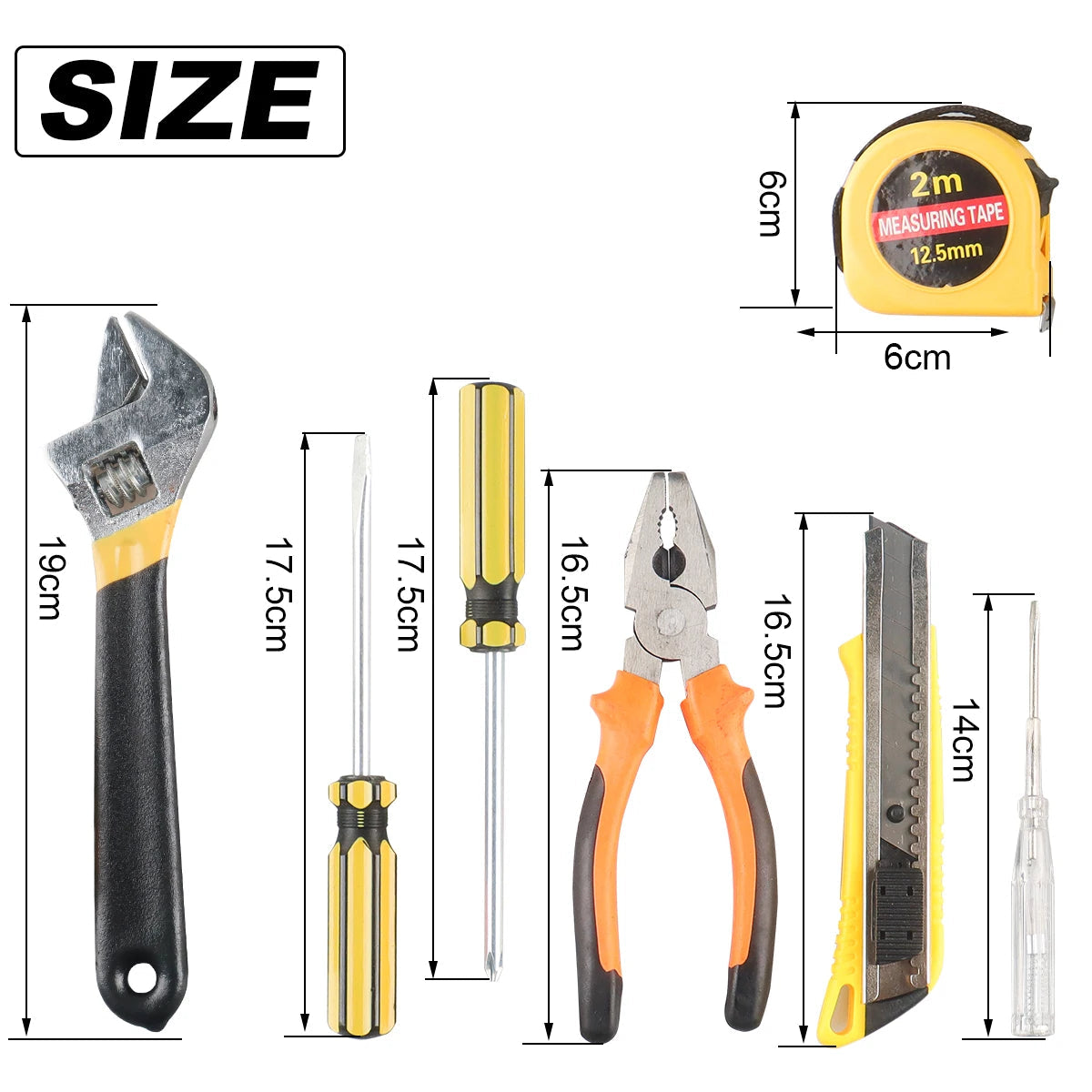 Kit d’Outils 8/9/12/13 Pièces avec Mallette – Réparation Maison & Auto FelizShop