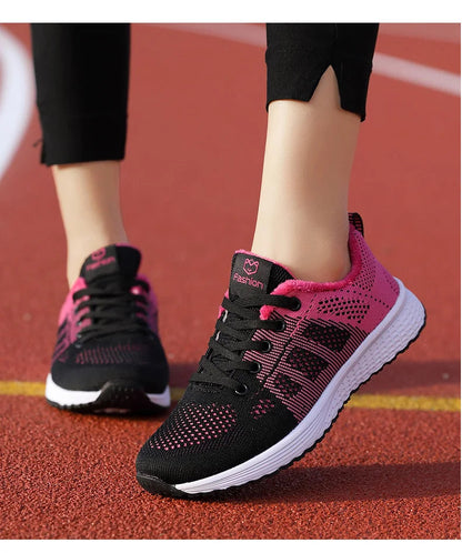 Baskets Femme 2024 – Sneakers à Semelle Épaisse, Chaussures de Sport Mode pour Printemps/Hiver, Idéales pour Courir ou au Quotidien 🚚 Livraison rapide en 8 à 12 jours ouvrés FelizShop