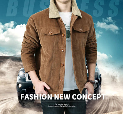Blouson Homme Hiver – Velours Côtelé, Doublure Polaire & Coupe Décontractée
🚚Livraison rapide gratuite et sécurisée FelizShop