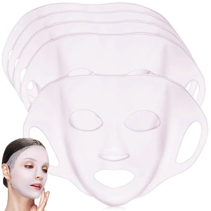 Masque Couvre-Visage en Silicone 3D – Réutilisable avec Attache Oreilles – Pour Booster l’Hydratation & les Soins🚚 Livraison rapide en 8 à 12 jours ouvrés depuis la France FelizShop