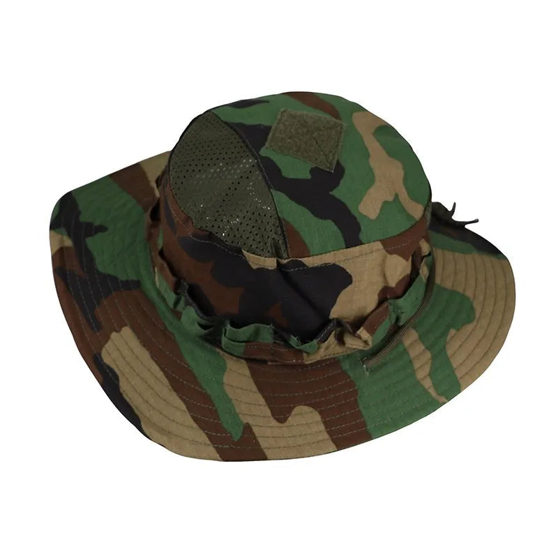 Nouvelle casquette 2025 camouflage tactique – Casquette de type Bonnie à poche carrée – Chapeau bob multicam pour la pêche, la randonnée et les activités de plein air – Protection solaire🚚 Livraison rapide FelizShop