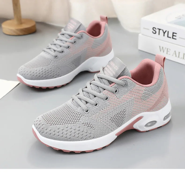 Baskets de Running Femme 2025 – Chaussures de Sport Respirantes à Coussin d’Air | Confort & Grandes Tailles🚚 Livraison rapide en 8 à 12 jours ouvrés depuis la France FelizShop