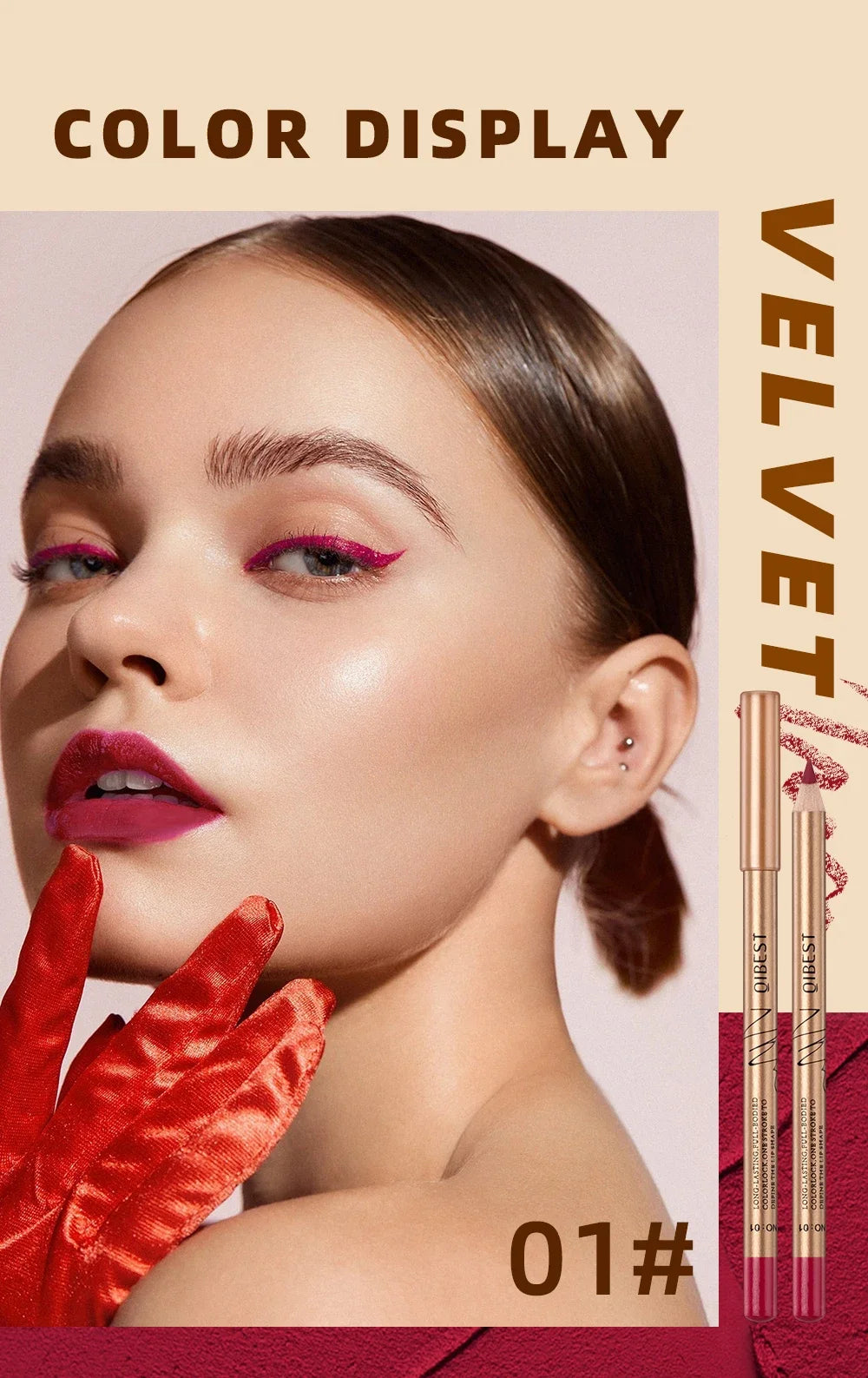 Set 12 Crayons à Lèvres Mat – Waterproof & Longue Tenue | Lip Liner Non-Transfert pour Contour Précis & Maquillage Parfait🚚 Livraison rapide FelizShop