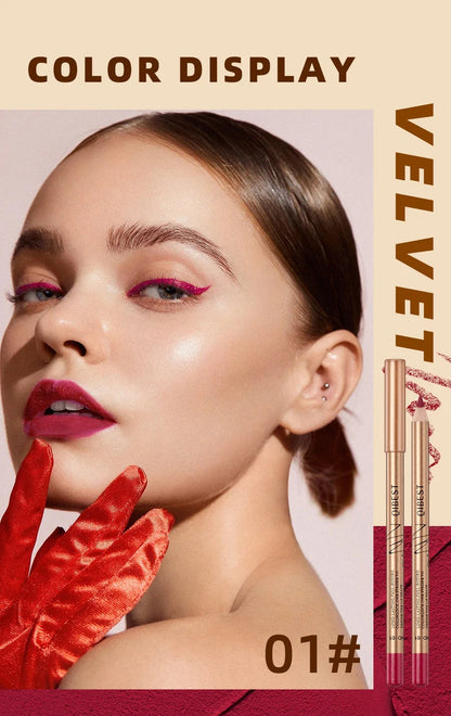 Set 12 Crayons à Lèvres Mat – Waterproof & Longue Tenue | Lip Liner Non-Transfert pour Contour Précis & Maquillage Parfait🚚 Livraison rapide FelizShop