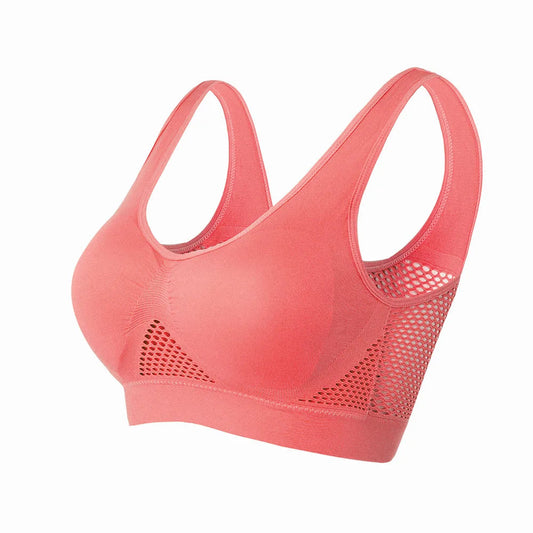 Brassière de sport respirante pour femmes — Soutien-gorge fitness avec coussinets amovibles — Sans coutures, push-up, idéale pour course et gym🚚 Livraison rapide en 8 à 12 jours ouvrés depuis la France FelizShop