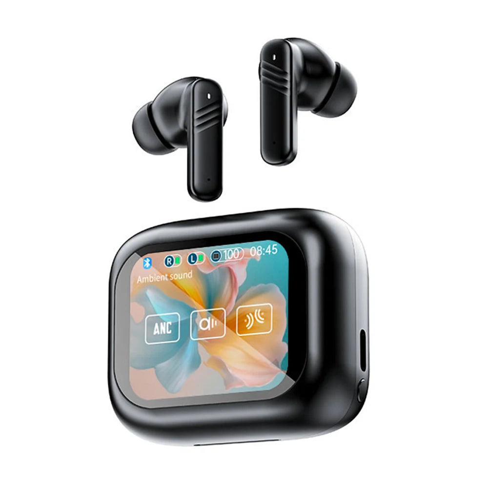 Écouteurs Sans Fil Bluetooth 5.4 – Écran Tactile & Réduction de Bruit Active (ANC) | Son HiFi & Micro ENC🚚 Livraison rapide en 8 à 12 jours ouvrés depuis la France FelizShop