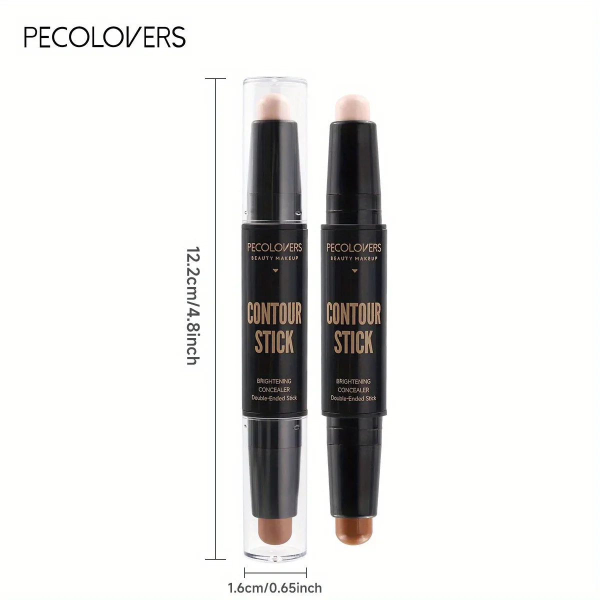Stylo enlumineur double embout – Maquillage visage liquide waterproof – Contouring, fond de teint, correcteur – Crayon cosmétique 🚚 Livraison rapide en 8 à 12 jours ouvrés depuis la France FelizShop