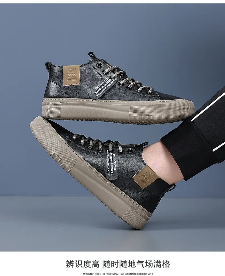 Sneakers Homme 2024 – Chaussures en Cuir Haut de Gamme à Lacets | Style Luxe & Semelle Rehaussante
🚚 Livraison rapide en 8 à 12 jours ouvrés depuis la France FelizShop