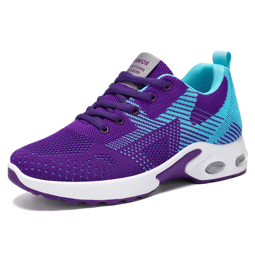 Baskets de Running Femme 2025 – Chaussures de Sport Respirantes à Coussin d’Air | Confort & Grandes Tailles🚚 Livraison rapide en 8 à 12 jours ouvrés depuis la France FelizShop