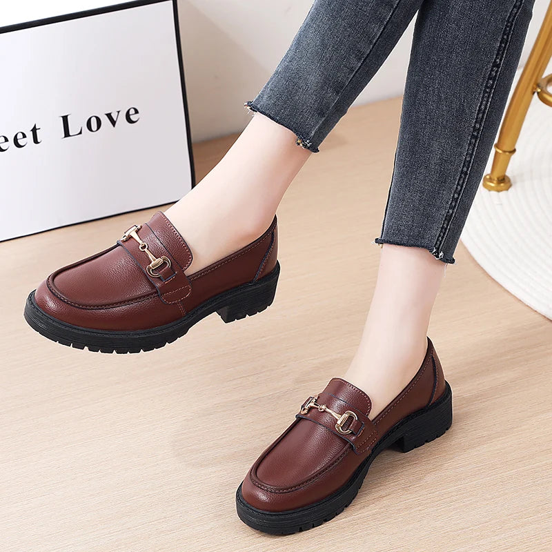 Chaussures Femme Printemps 2024 – Mocassins en Cuir Plates, Baskets Décontractées et Confortables, Idéales pour le Quotidien et les Mamans🚚 Livraison rapide en 8 à 12 jours ouvrés depuis la France FelizShop