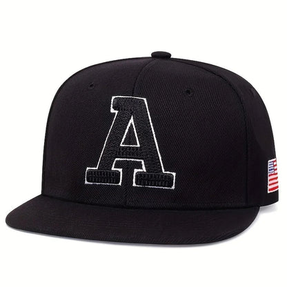 Fashion Men Hip Hop Cap A Letter Embroidery Baseball Caps cotton Snapback Hat Adult adjustment Outdoor Casual Sun Hats Bone 🚚 Livraison rapide FelizShop