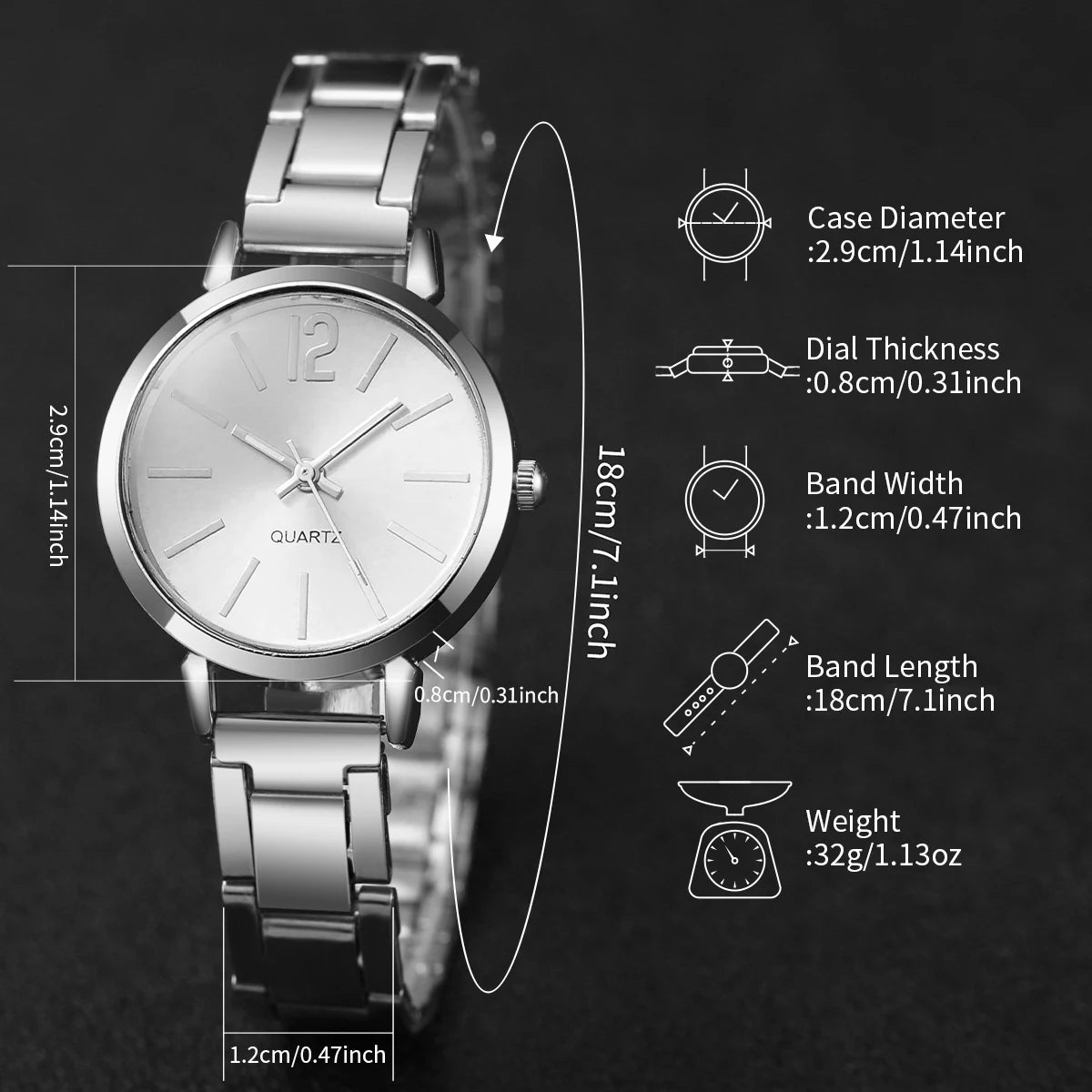 Montre Femme Élégante + Bracelet Love – Set 2 pièces – Style Chic & Minimaliste🚚 Livraison rapide en 8 à 12 jours ouvrés depuis la France FelizShop