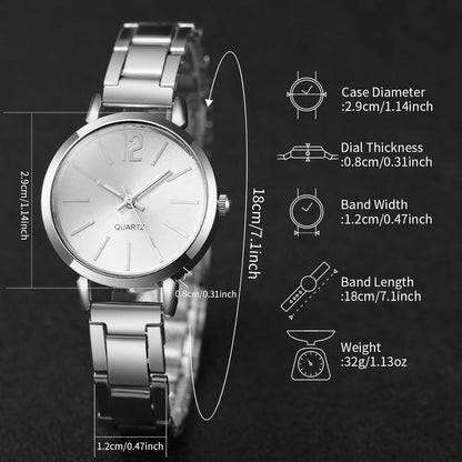 Montre Femme Élégante + Bracelet Love – Set 2 pièces – Style Chic & Minimaliste🚚 Livraison rapide en 8 à 12 jours ouvrés depuis la France FelizShop