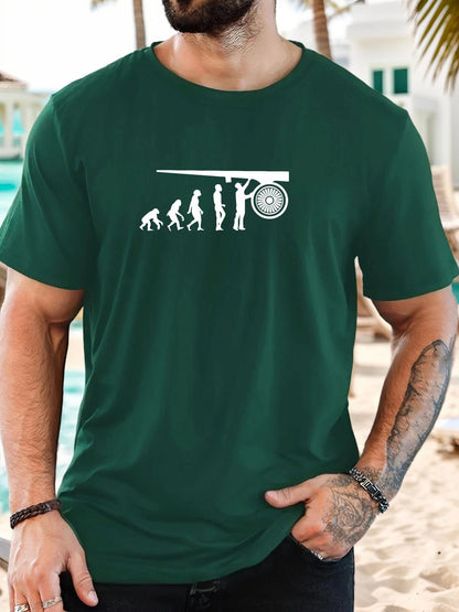 T-shirt Homme 100 % Coton – Graphique & Respirant – Style Streetwear Décontracté🚚 Livraison rapide en 8 à 12 jours ouvrés depuis la France FelizShop