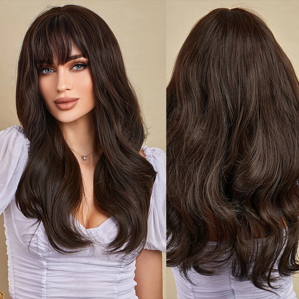 Perruque Synthétique Mi-Longue Ondulée – Ombré Noir/Blond avec Frange | Style Féminin Chic pour Usage Quotidien
🚚Livraison gratuite rapide et sécurisé FR FelizShop
