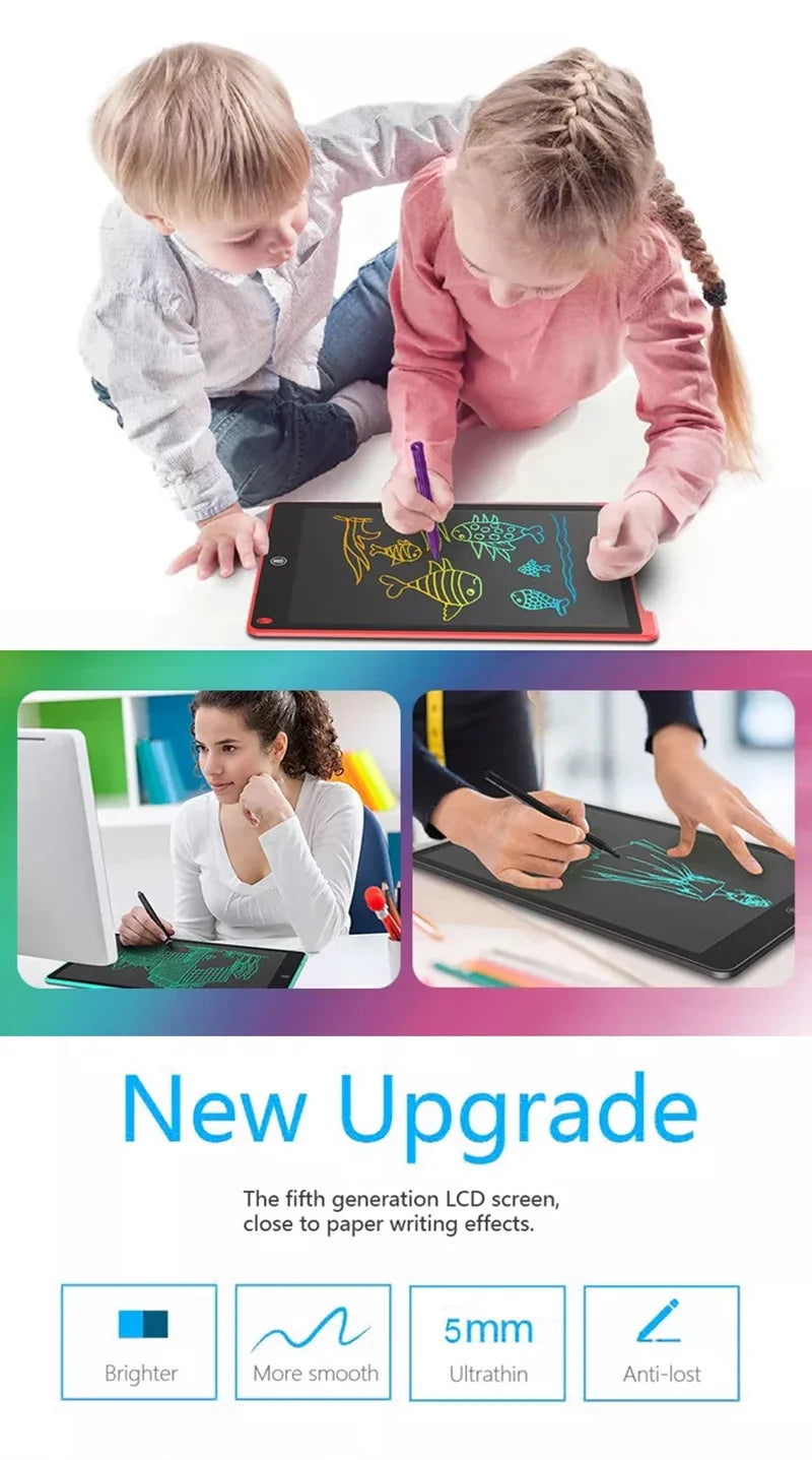 Tablette d’Écriture LCD 12” – Ardoise Électronique de Dessin & Notes | Jouet Digital pour Enfants Créatifs
🚚Livraison gratuite rapide et sécurisé FR FelizShop