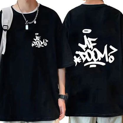 T-shirt Graphique MF DOOM x Madlib – Impression Double Face – Unisexe, Style Streetwear🚚 Livraison rapide en 8 à 12 jours ouvrés depuis la France FelizShop