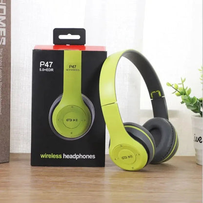 Casque Sans Fil Bluetooth 5.0 – Pliable, Basses Puissantes & Carte Mémoire | Avec Micro🚚 Livraison rapide en 8 à 12 jours ouvrés depuis la France FelizShop