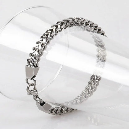 Bracelet Chaîne Cubaine en Acier Inoxydable 316L – Style Figaro Unisexe – Bijou Vintage & Tendance🚚 Livraison rapide en 8 à 12 jours ouvrés depuis la France FelizShop