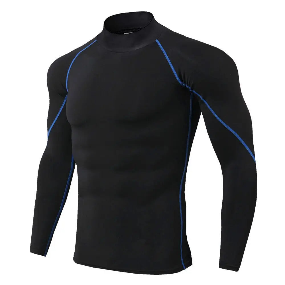 T-shirt de Sport Homme à Manches Longues – Haut de Compression Séchage Rapide, Idéal pour le Fitness, la Musculation, le Running et le Training🚚 Livraison rapide en 8 à 12 jours ouvrés depuis la France FelizShop