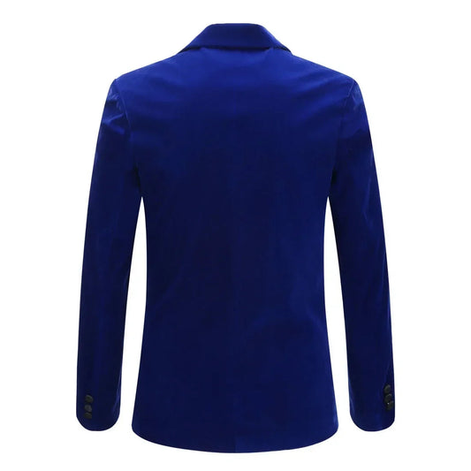 Tuxedo de Marié en Velours – Coupe Cintrée Élégante | Costume de Soirée & Mariage Tendance🚚 Livraison rapide en 8 à 12 jours ouvrés depuis la France FelizShop