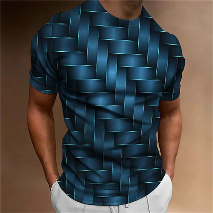 T-shirt Homme  – Motif Géométrique 3D | Oversize & Décontracté
Tailles : M à XXL – coupe loose oversize
Matière : coton doux et respirant
Style : imprimé 3D géométrique, look rétro et casual 🚚 Livraison rapi FelizShop