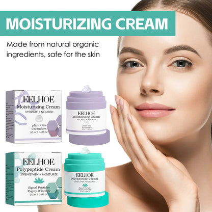 Coffret Soin Visage EELHOE – Crème Protini, Lala Retro, Huile Marula & Sérum Visage | Routine Complète Anti-Âge & Hydratation🚚 Livraison rapide FelizShop