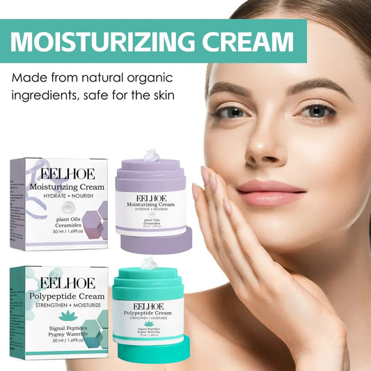 Coffret Soin Visage EELHOE – Crème Protini, Lala Retro, Huile Marula & Sérum Visage | Routine Complète Anti-Âge & Hydratation🚚 Livraison rapide FelizShop