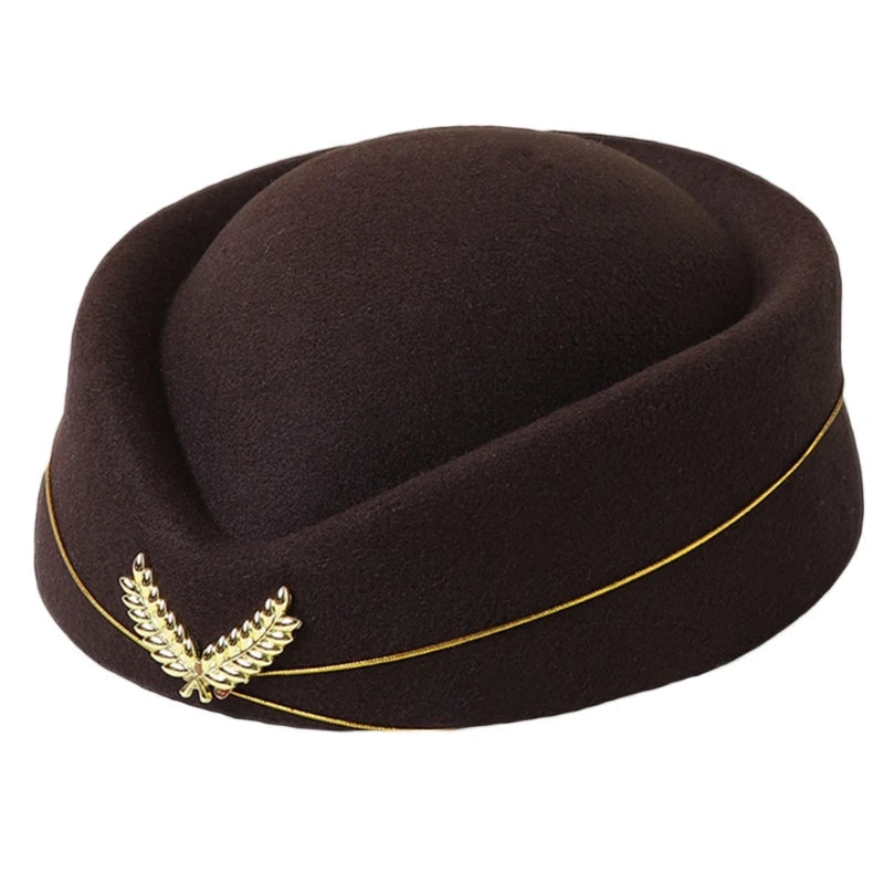 Chapeau Hôtesse de l’Air – Accessoire Uniforme & Cosplay Élégant Femme FelizShop