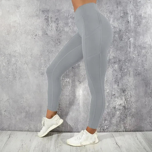 Leggings Fitness Femme – Taille Haute avec Poche | Gainant & Stretch
Tailles : S à XL
Matière : tissu stretch haute performance, doux et respirant
Coupe : taille haute, skinny, effet push-up pour galber les fesses
Utilisa FelizShop