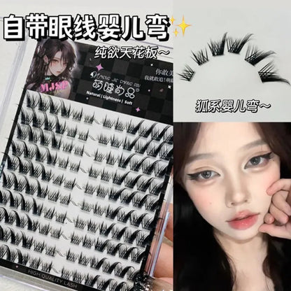 Faux-cils Segments Effet Fox Eyes – Regard Allongé & Naturel🚚Livraison gratuite rapide et sécurisé FR FelizShop