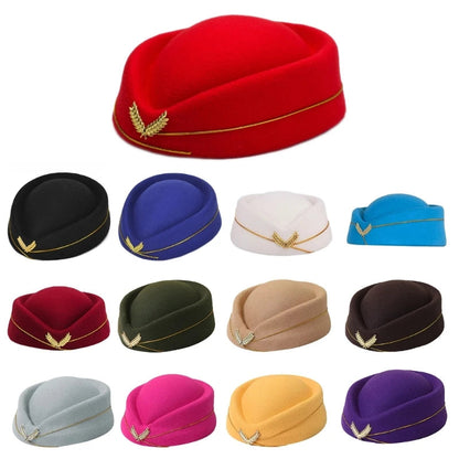Chapeau Hôtesse de l’Air – Accessoire Uniforme & Cosplay Élégant Femme FelizShop